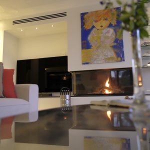 Photo 21 - Beautiful villa close to Monaco - Salon avec cheminée