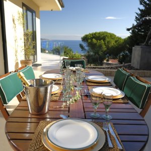 Photo 17 - Beautiful villa close to Monaco -  L'espace cuisine et salle à manger extérieur