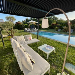 Photo 6 - Garden with swimming pool - Salon extérieur