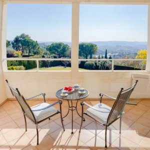 Photo 17 - Grande Villa avec Piscine et Vue Mer - Chambre 1 vue balcon
