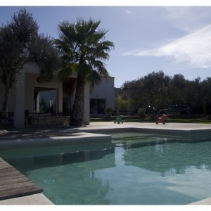 Photo 4 - Terrasse 150 m²  avec grande piscine  - La terrasse et la piscine