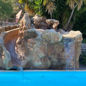 Photo 1 - Villa tout confort, proche Nice - La cascade de la piscine