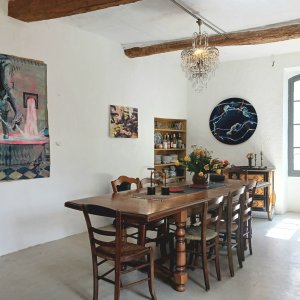 Photo 4 - Maison d'artistes - Cuisine salle à manger