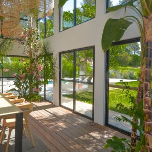 Photo 10 - Villa moderne avec jardin d'hiver exotique - Jardin d'hiver