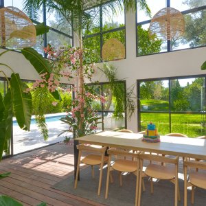 Photo 7 - Villa moderne avec jardin d'hiver exotique - Jardin d'hiver