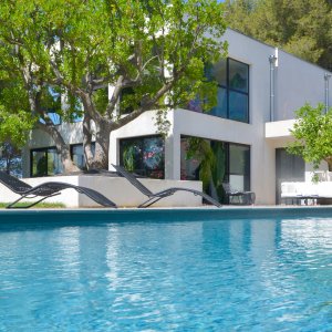 Photo 1 - Villa moderne avec jardin d'hiver exotique - La villa et la piscine
