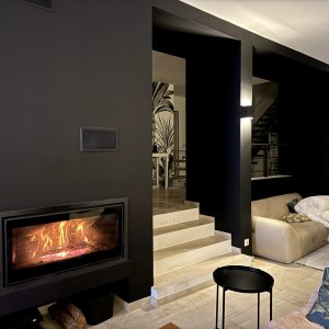 Photo 32 - Villa moderne avec jardin d'hiver exotique - Fireplace