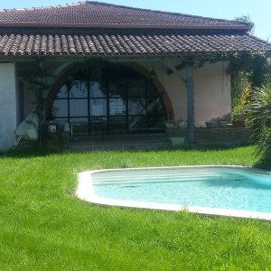 Photo 4 - Cadre bucolique avec piscine  - La maison et la piscine
