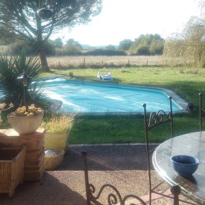 Photo 0 - Cadre bucolique avec piscine  - La terrasse et la piscine