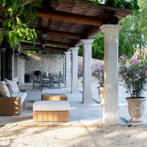 Photo 21 - Bastide with swimming pool in lavender - Salon extérieur