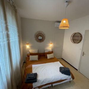 Photo 9 - Villa in the heart of Montpellier - La suite au rez-de-chaussée avec sa salle de bain privative