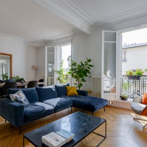 Photo 0 - Haussmannian apartment with balcony and Eiffel Tower view - Grand salon