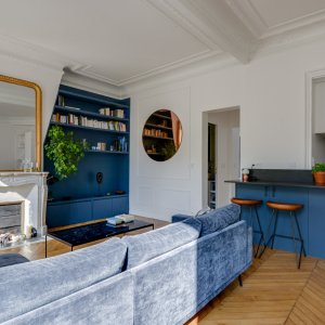 Photo 3 - Haussmannian apartment with balcony and Eiffel Tower view - Grand salon