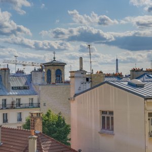 Photo 15 - Appartement haussmannien avec balcon et vue tour Eiffel - Vue Tour Eiffel