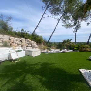 Photo 11 - Villa design avec vue panoramique  - Balconniere , chaises longue et daybed ombragé