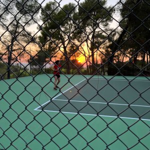 Photo 5 - Bastide avec parc, piscine, tennis et bassins - Court de tennis