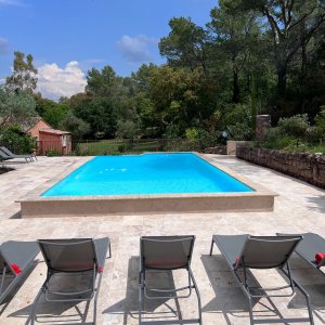 Photo 14 - Bastide provençale avec piscine et son oliveraie - Espace piscine de 300 m², terrasse de 180 m2, poolhouse et espace salon