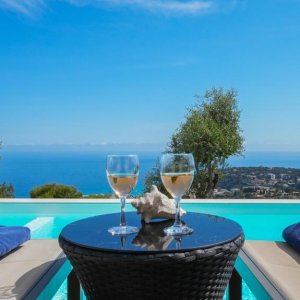 Photo 12 - Villa vue mer à 5 km de Monaco - Espace détente