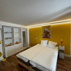 Photo 19 - Grande villa de luxe sur la plage - Chambre jaune 