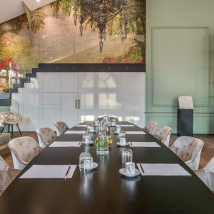 Photo 12 - Salle de 100 m² sur une île privée entourée de verdure - La table de réunions et réceptions