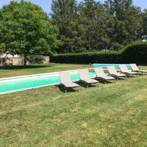 Photo 9 - Château à 15 km de Chambord  - Une belle et grande piscine de 15 x 5 m