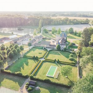 Photo 0 - Château à 15 km de Chambord  - Vue de haut