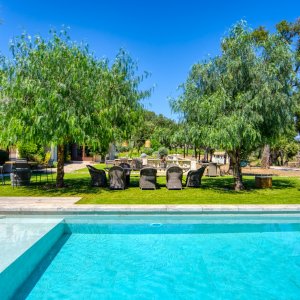 Photo 8 - Golfe de St Tropez Villa provençale  entre les vignobles des châteaux St Maur et  Châteaux  St Marc  - piscine