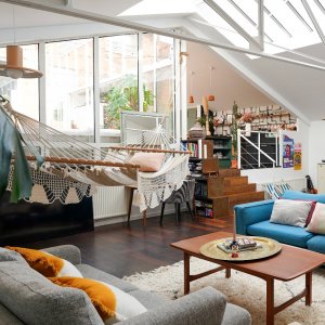 Photo 1 - 6 bedroom loft with terrace not overlooked - Salon sous verrière 