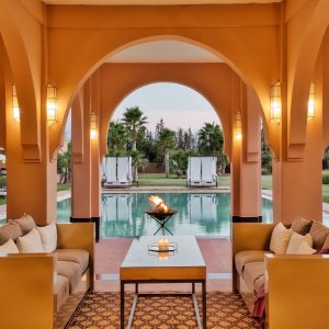 Photo 13 - Domaine de luxe 5* à Marrakech - Salon extérieur couvert