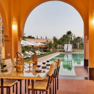 Photo 12 - Domaine de luxe 5* à Marrakech - Terrasse couverte