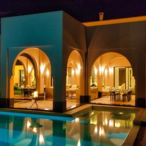 Photo 29 - Domaine de luxe 5* à Marrakech - Le domaine éclairé