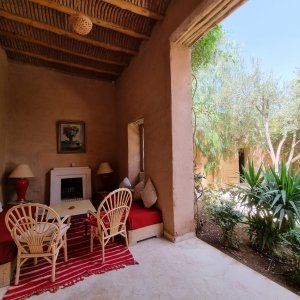 Photo 4 - Ethno-chic house 24 km south of Marrakech - Salon extérieur