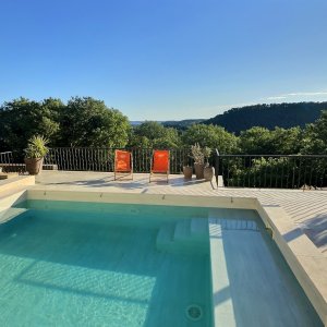 Photo 2 - Villa avec piscine et jacuzzi vue étang - Piscine chauffée 
