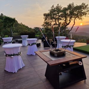 Photo 0 - Terrace at sunset - Terrasse 50 personnes cuisine brasero, plancha