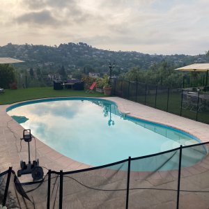 Photo 5 - Garden with swimming pool and view of St Paul and the hills of Vence - Piscine