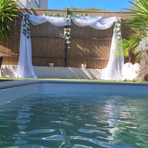 Photo 2 - Magnifique jardin exotique avec piscine sur  les hauteurs recherchées de Saint Julien. - 