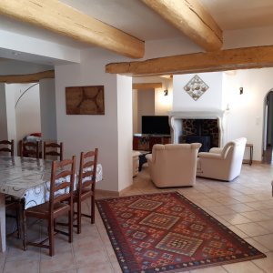 Photo 9 -  Villa Provençale au milieu des vignes - Salon et salle à manger