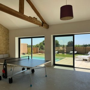 Photo 21 - Bastide Aragon gîte de charme  avec piscine et belles terrasses - vue sur la piscine 