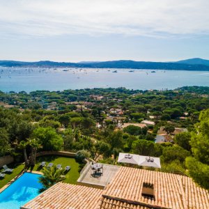 Photo 5 - Sublime et authentique villa de caractère dominant la baie de Saint-Tropez vue mer époustouflante - 