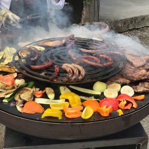 Photo 10 - Hameau de caractère au sein du bocage normand avec  - Le grand brasero-plancha pour un barbecue haut de gamme