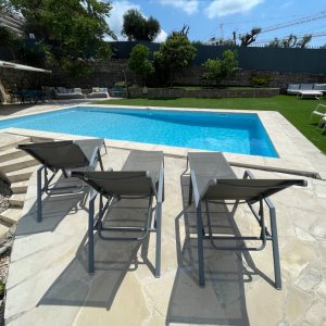 Photo 4 - Villa with swimming pool and sea view - Piscine et chaises longues
