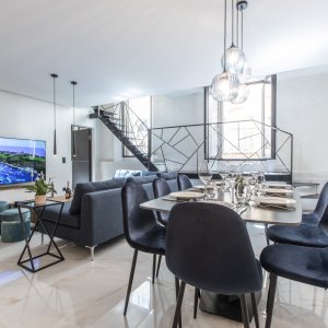 Photo 6 - Duplex  de 110 m², Cannes centre ville - Salle à manger