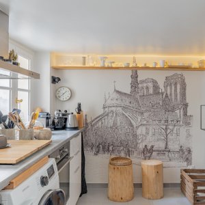 Photo 21 - Bel appartement lumineux à la déco épurée - Paris 6  - cuisine