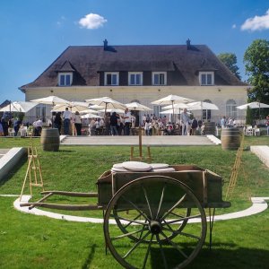 Photo 3 - Domaine au coeur du parc régional du Vexin Français - Vue des Salons de la terrasse basse