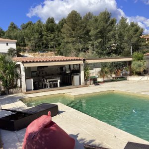 Photo 3 - Bain de soleil, piscine et pool house  - Piscine et pool house