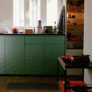 Photo 3 - Atelier d'artiste idéal pour réceptions et dîners intimes  - La cuisine en extension de l'espace dîner