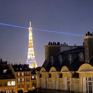 Photo 4 - Terrasse avec belle vue Tour Eiffel  - la vue de nuit