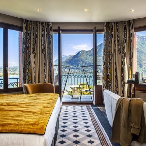 Photo 6 - Hôtel avec Spa sur les hauteurs du lac d'Annecy - Chambre Privilège Vue Lac