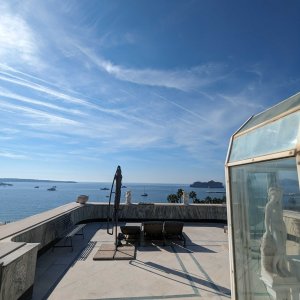 Photo 5 - Penthouse Croisette vue mer - Rooftop avec vue mer