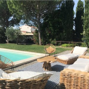 Photo 1 - Provençal farmhouse with heated swimming pool - Salon extérieur